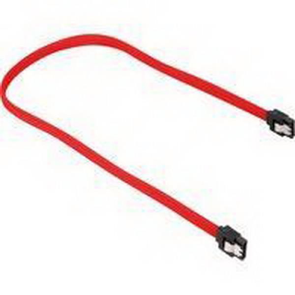SHARKOON DATA TRANSFER SATA III CABLE SLEEVE RED, 30 CM