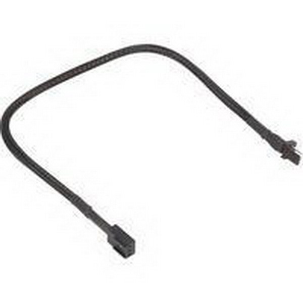 SHARKOON POWER SUPPLY 3-PIN EXTENSION SLEEVE 0,30M, EXTENSION CORDS BLACK