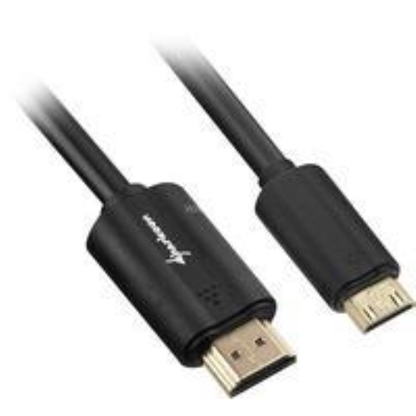 SHARKOON AUDIO / VIDEO CABLE HDMI MALE> MINI HDMI CONNECTOR BLACK, HDMI 2.0 4K