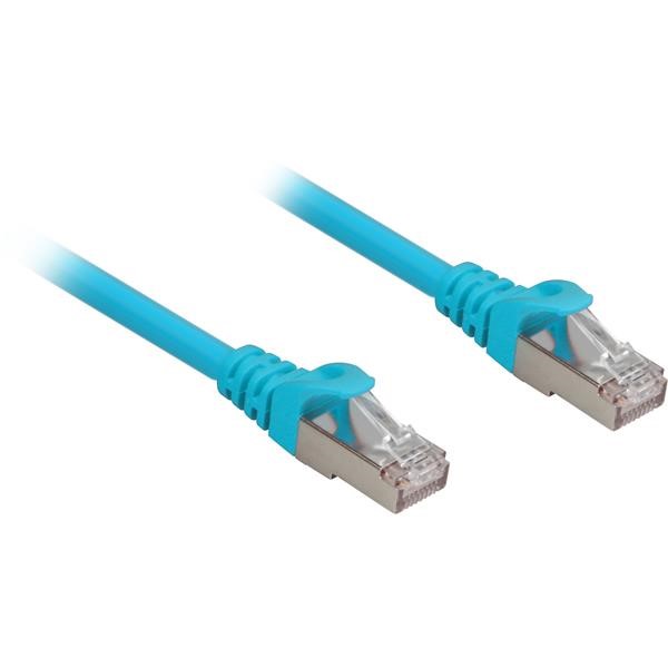 SHARKOON PATCHCABLE RJ45 CAT.6A SFTP CONNECTION WITH HUB SWITCH 1X RJ45  MALE PLUG  TO 1X RJ45  PLUG  3 M BLUE, 3M, LSOH  HALOGEN-FREE  4044951018772