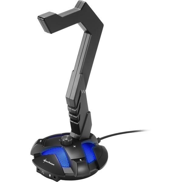 SHARKOON X-REST 7.1 HEADSET STAND, BRACKET HEADPHONES / HEADSET FOR HEADSETS / HEADSET FOOT / STORAGE BLACK