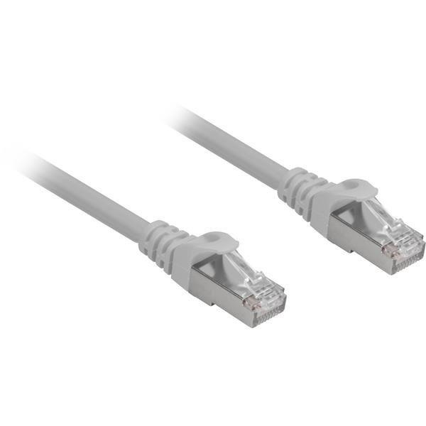 SHARKOON PATCHCABLE RJ45 CAT.6A SFTP FOR CONNECTION TO A HUB SWITCH 1X RJ45  MALE PLUG  TO 1X RJ45  PLUG  20 M GRAY, 20M, LSOH  HALOGEN-FREE  4044951020379