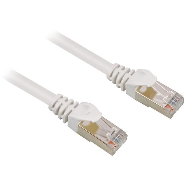 SHARKOON PATCH CABLE RJ45 CAT.6 SFTP TO RELATED TO A HUB SWITCH 1X RJ45  MALE  ON 1X RJ45  MALE  20 M WHITE, 20 METER 4044951020416