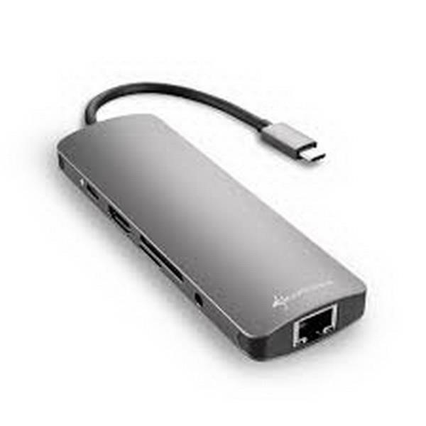 SHARKOON   USB 3.0 TYPE C COMBO ADTER GREY