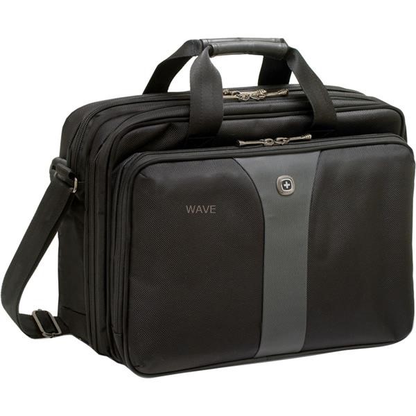 WENGER LEGACY DOUBLE-GUSSET, BAG BLACK, TO 40.6 CM 16 "