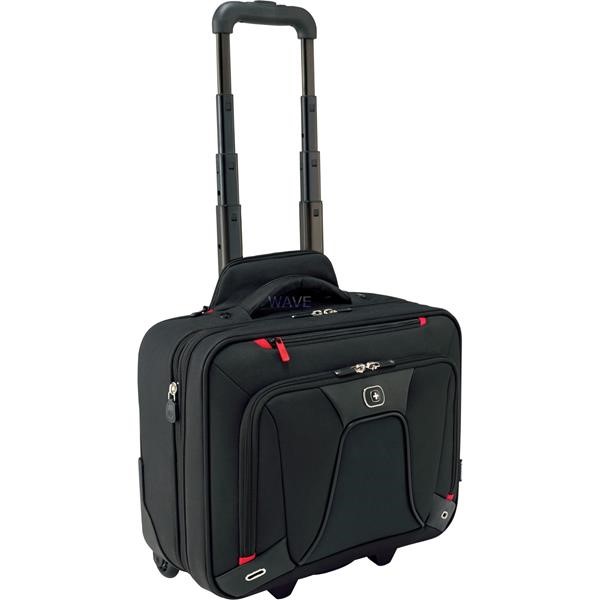 WENGER TRANSFER TROLLEY BLACK, 12 "TO 15.6"