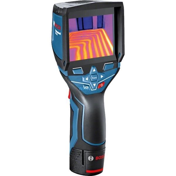 BOSCH THERMODETECTOR GTC 400 C PROFESSIONAL BLUE - BLACK, WITH THERMAL IMAGING CAMERA, LI-ION BATTERY 1.5 AH