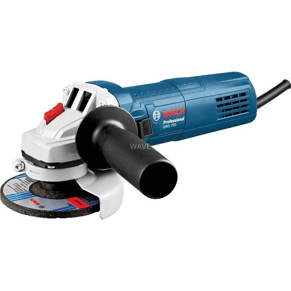 BOSCH ANGLE GWS 750 125 MM PROFESSIONAL BLUE - SILVER, 740 WATT
