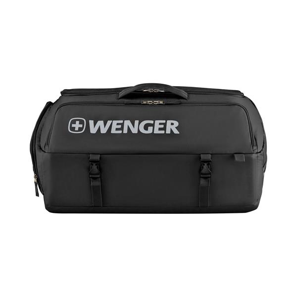 WENGER XC HYBRID 3-WAY CARRY DUFFEL BAG BLACK 61L