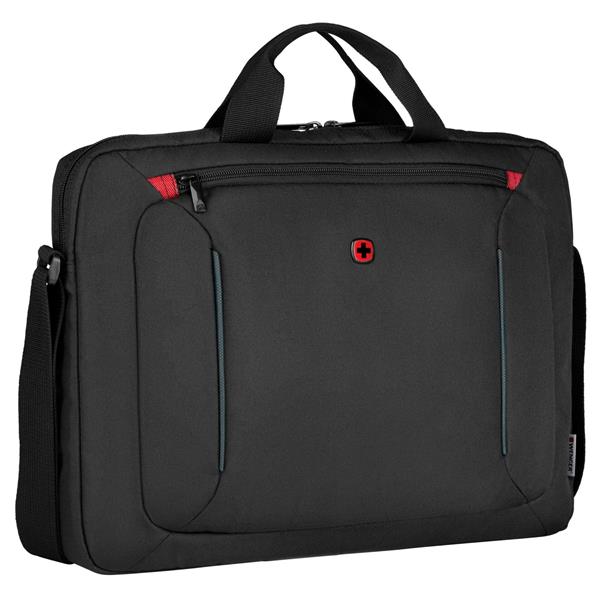WENGER BQ 16  LAPTOP SLIMCASE TOPLOADER LAPTOP BAG BLACK