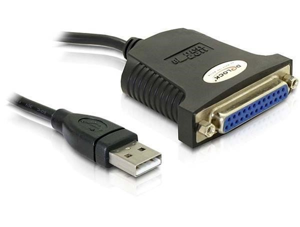 DELOCK USB TO DB25 PARALLEL ADAPTER  61330