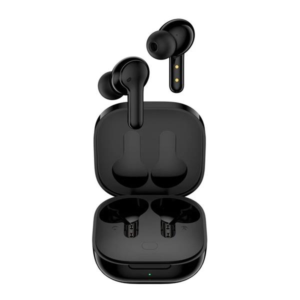 QCY T13 TWS BLACK DUAL DRIVER 4-MIC NOISE CANCEL. TRUE WIRELESS EARBUDS – QUICK CHARGE 380MAH