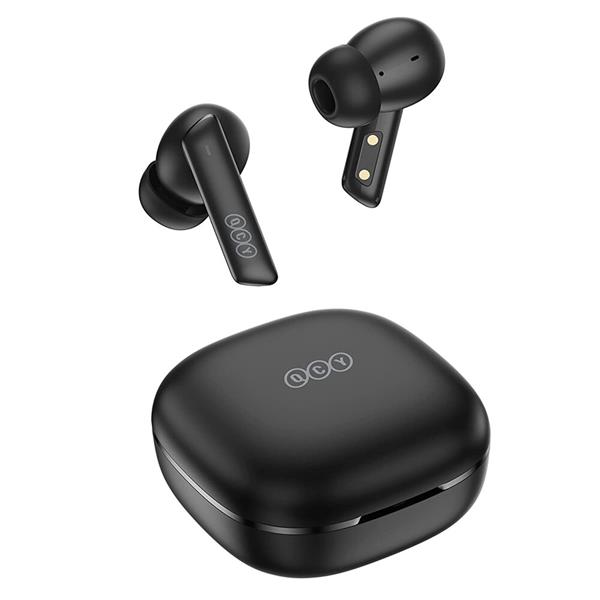 QCY HT05 MELOBUDS ANC TWS BLACK DUAL DRIVER 6-MIC NOISE CANCEL. TRUE WIRELESS EARBUDS – 10MM DRIVERS