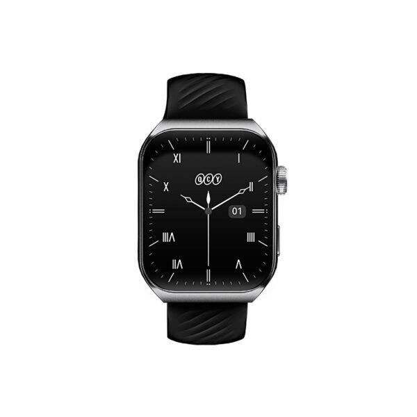 QCY WATCH GS S5 BLACK – 1,96″ LARGE AMOLED TOUCH, 410×502 60HZ, 100+ FACES CALL BT SMART WATCH IPX8