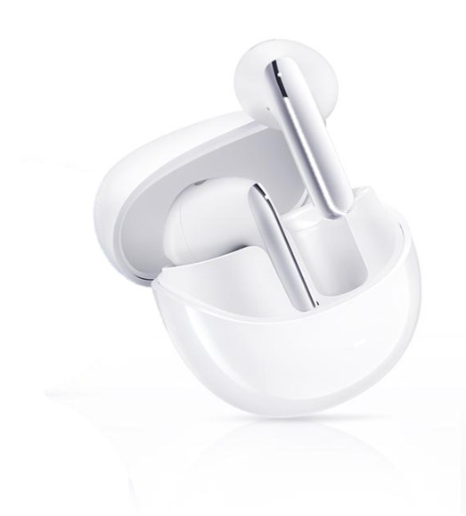 QCY AilyBuds Pro Semi-Ear ANC TWS White 6 mic & A.I. Noise Cancel. LDAC Audio Ultra HD Multi-point