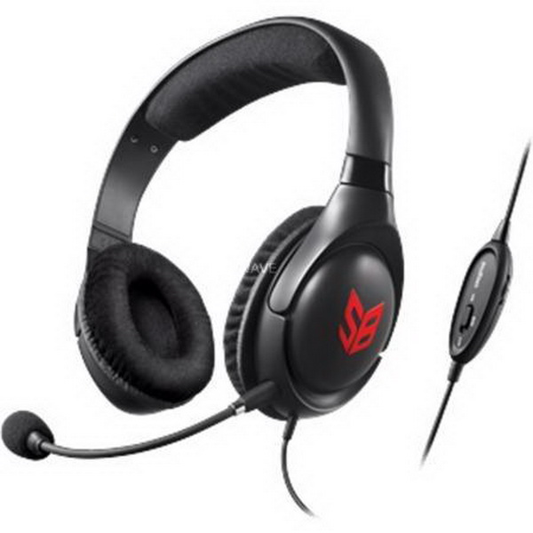 CREATIVE HEADSET SB BLAZE, HEADSET BLACK