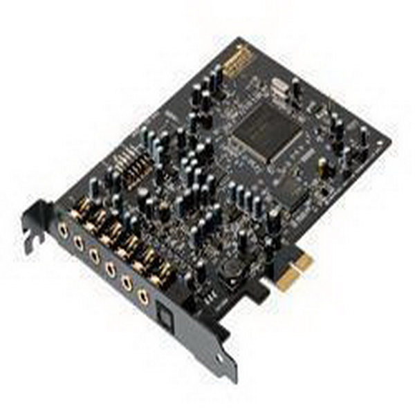 CREATIVE SOUND BLASTER AUDIGY RX, SOUND CARD PCIE X1 2X MICROPHONE INPUTS, 1X LINE IN, 3X LINE-OUT