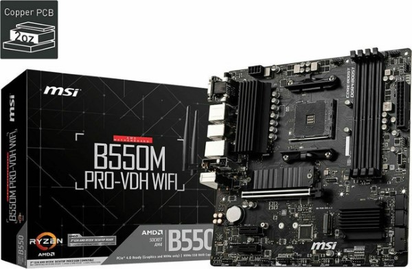 MSI B550M PRO-VDH WIFI B550