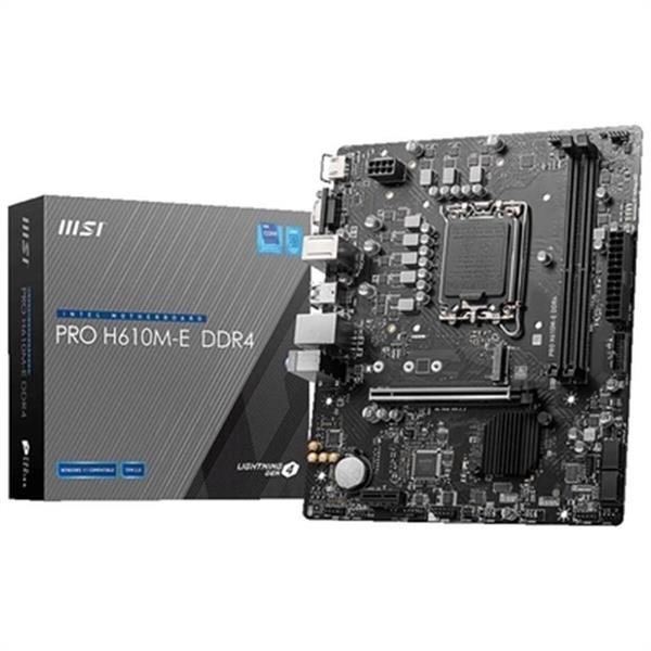 MSI PRO H610M-E DDR4 - MICRO ATX - LGA1700 SOCKET - H610