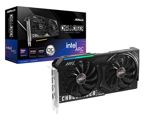 VGA ASRock Intel ARC B570 10GB Challenger OC
