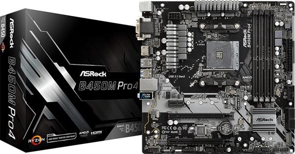 ASROCK  B450M PRO4