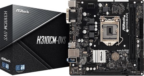 ASROCK  H310CM-DVS 1151-V2  D