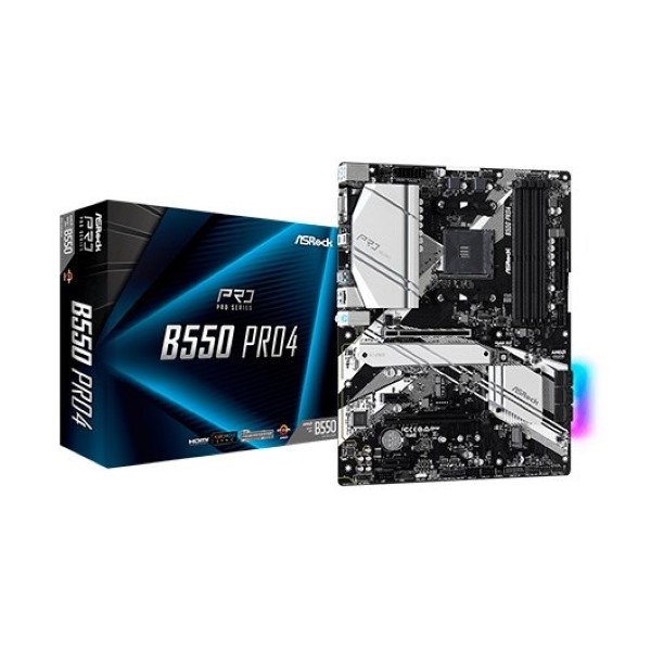 ASROCK MOTHERBOARD  AM4 B550 PRO4