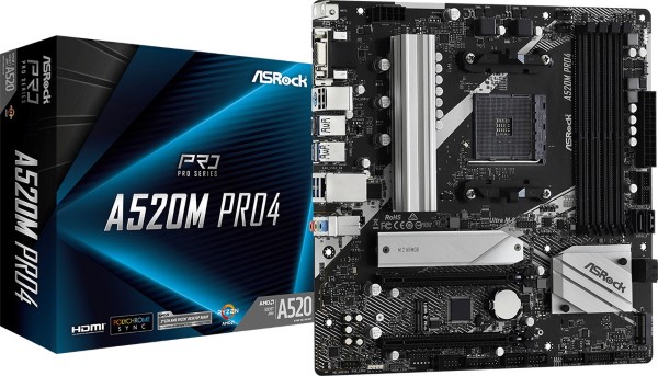 ASROCK A520M PRO4 A520