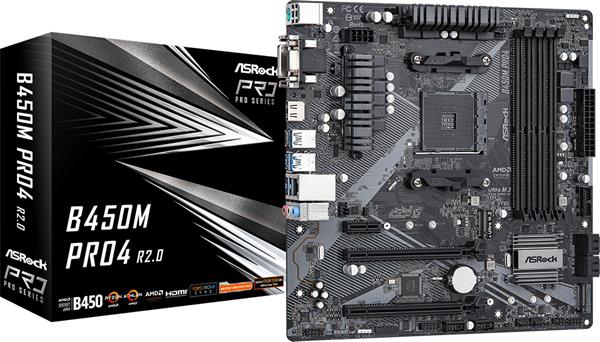 ASROCK B450M PRO4 R2.0 AM4