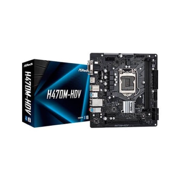 ASROCK PB 1200 H470M-HDV M-ATX / 2XDDR4 / 4XSATA6 / 1XUSB 3.2 / 1XUSB 2.0 90-MXBG50-A0UAYZ