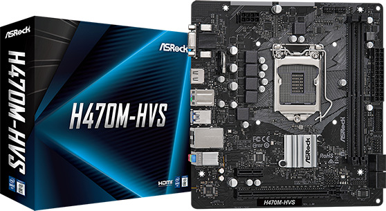 ASROCK  H470M-HVS  1200   D