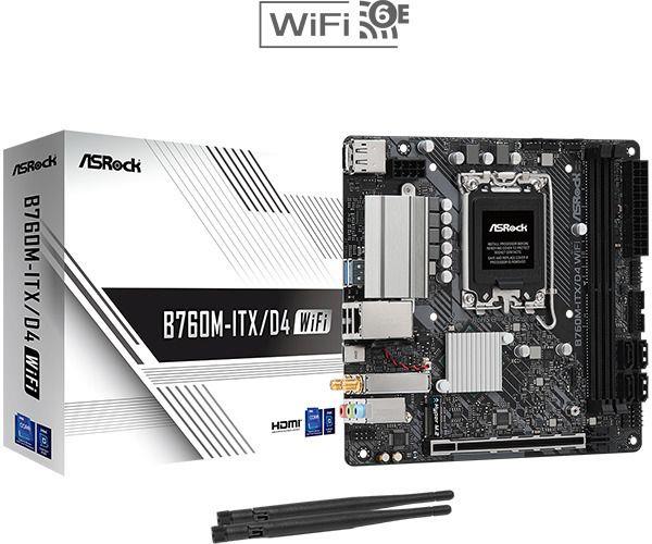 ASROCK B760M ITX/D4 WIFI 1700