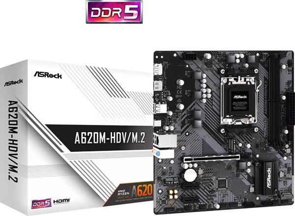 ASROCK ASROCK A620M-HDV/M.2 AM5 D