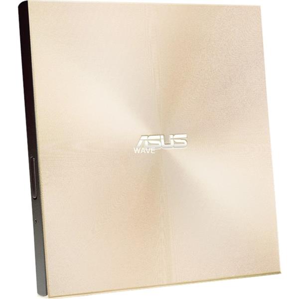 ASUS ZENDRIVE U9M, EXTERNAL DVD BURNER DVD  8 FACH , CD  24 FACH  DVD + R  8 FACH , DVD-R  8 FACH , CD-R  24 FACH  1X USB 2.0 A GOLD