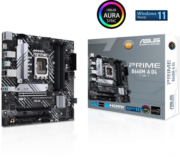 ASUS PRIME B660M-A D4 CSM 1700