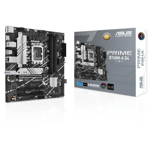 ASUS MOTHERBOARD PRIME B760M-A D4-CSM 1700  DDR4