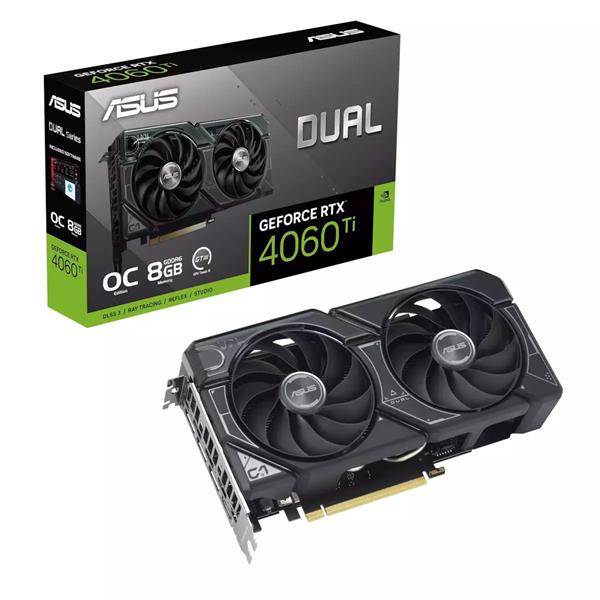 VGA Asus GeForce® RTX 4060TI 8GB DUAL EVO OC