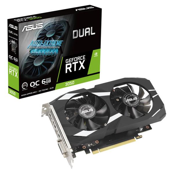 ASUS VGA DUAL-RTX3050-O6G 6GB  GDDR6