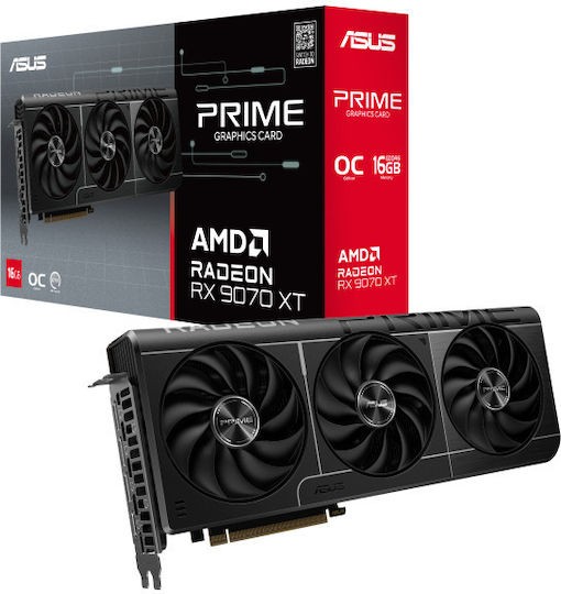 Asus Radeon RX 9070 XT 16GB GDDR6 Prime OC