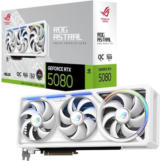 VGA Asus GeForce® RTX 5080 16GB ROG ASTRAL Gaming OC White