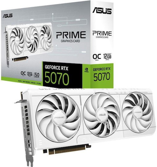 Asus GeForce RTX 5070 12GB GDDR7 Prime OC White