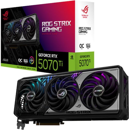 Asus GeForce RTX 5070 Ti 16GB GDDR7 ROG Strix OC Edition