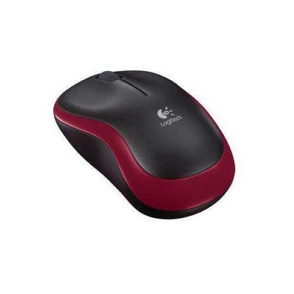 Mouse Logitech M185 Wireless red (910-002240)