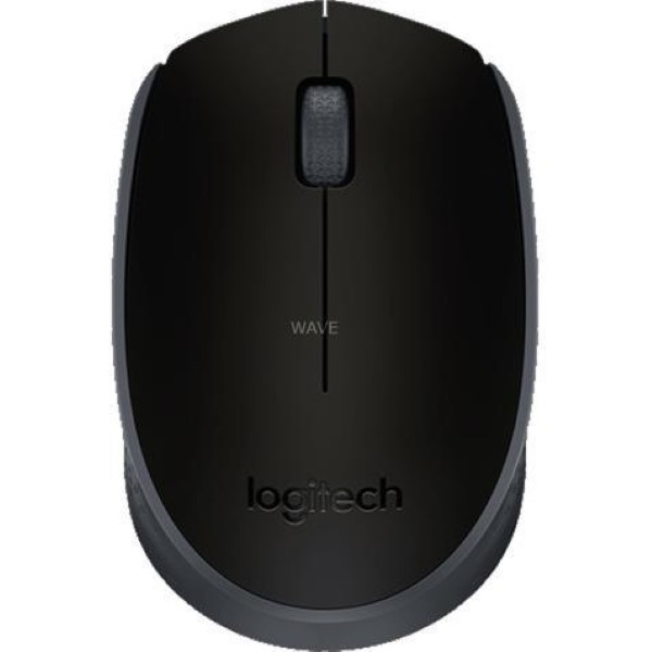 LOGITECH M171 WIRELESS MOUSE USB 3 BUTTONS VISUAL RECEIVER WITH INFRARED TECHNOLOGY BLACK