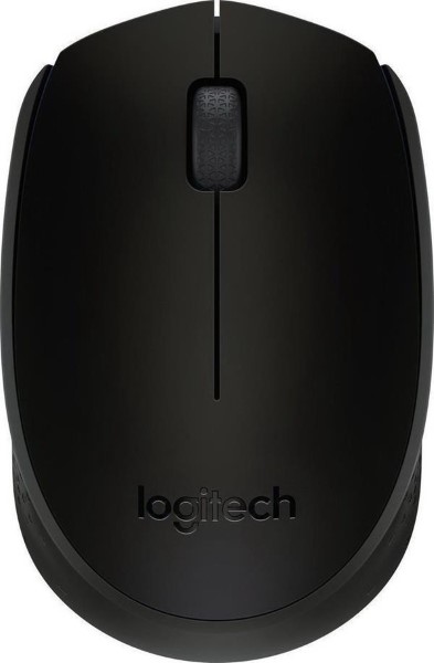 LOGITECH B170 WIRELESS MOUSE, MOUSE USB 3 BUTTONS VISUAL RECEIVER WITH INFRARED TECHNOLOGY BLACK