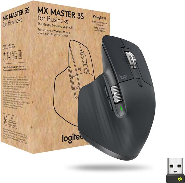 LOGITECH MOUSE MASTER SERIES MX MASTER 3S FOR BUSINESS 910-006582