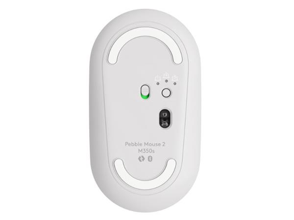Logitech Wrls Mouse Pebble M350S Offwh 910-007013