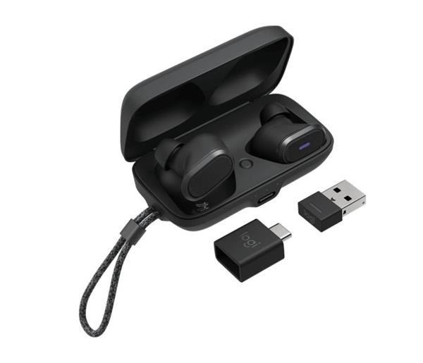 Logitech Zone True Wireless In-ear Bluetooth Handsfree Ακουστικά με Αντοχή στον Ιδρώτα Graphite