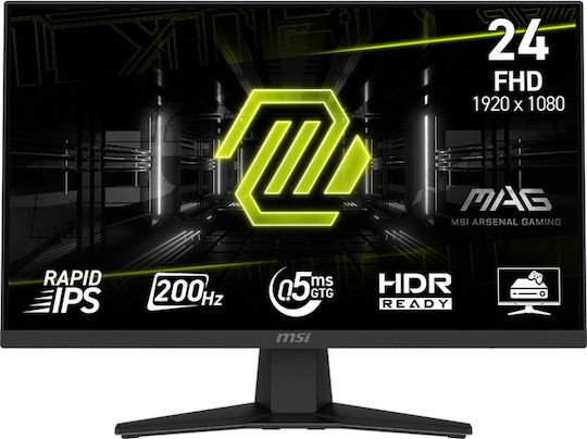 MSI MAG 244F IPS Gaming Monitor 23.8" FHD 1920x1080 200Hz 0.5ms GTG