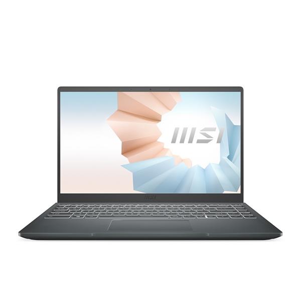 MSI Laptop Modern14 B11MOU 14.0'' FHD IPS/i7-1195G7/8GB/512 GB SSD/Win 10 Home/2Y/Carbon Gray